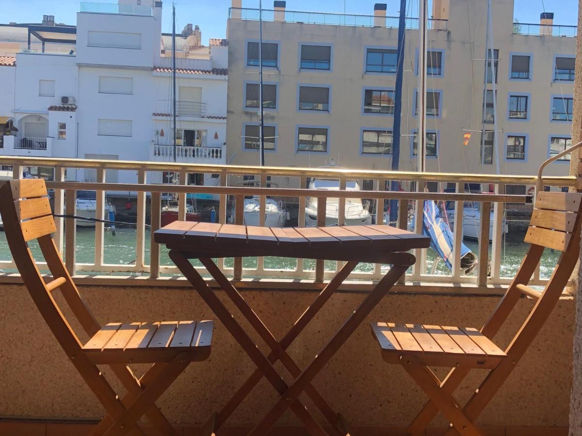 Port Ambar - Apartamento En La Marina De Empuriabrava - Balcon Con Vistas Al Canal - Playa - Wifi Exterior foto